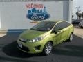 Lime Squeeze - Fiesta SE Sedan Photo No. 2
