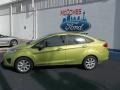 Lime Squeeze - Fiesta SE Sedan Photo No. 3