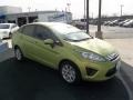 Lime Squeeze - Fiesta SE Sedan Photo No. 10