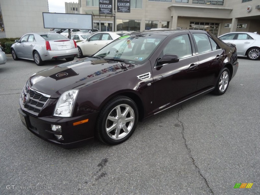 2008 STS 4 V6 AWD - Black Cherry / Cashmere photo #2