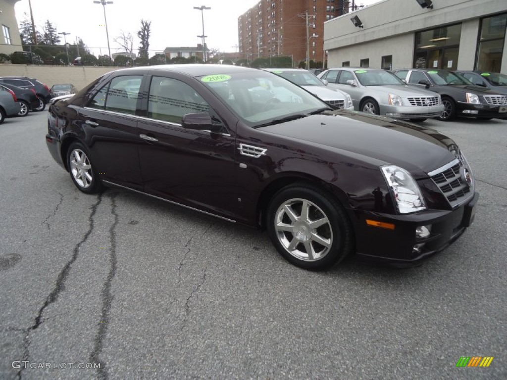 2008 STS 4 V6 AWD - Black Cherry / Cashmere photo #4
