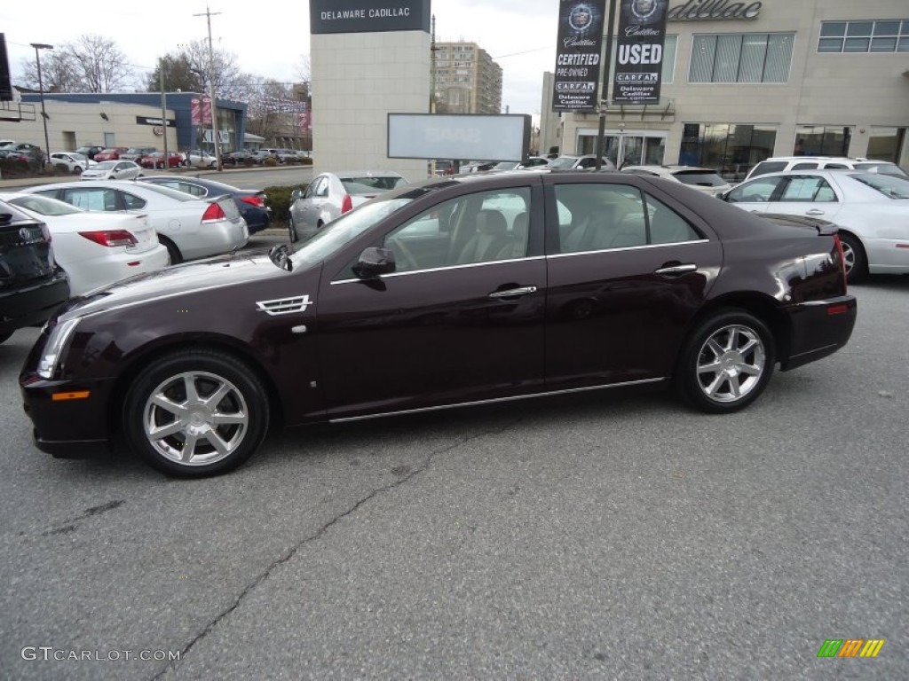 2008 STS 4 V6 AWD - Black Cherry / Cashmere photo #9