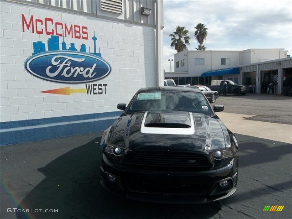 2013 Mustang Roush Stage 2 Coupe - Black / Charcoal Black photo #1