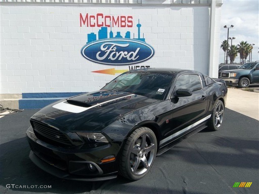 2013 Mustang Roush Stage 2 Coupe - Black / Charcoal Black photo #2