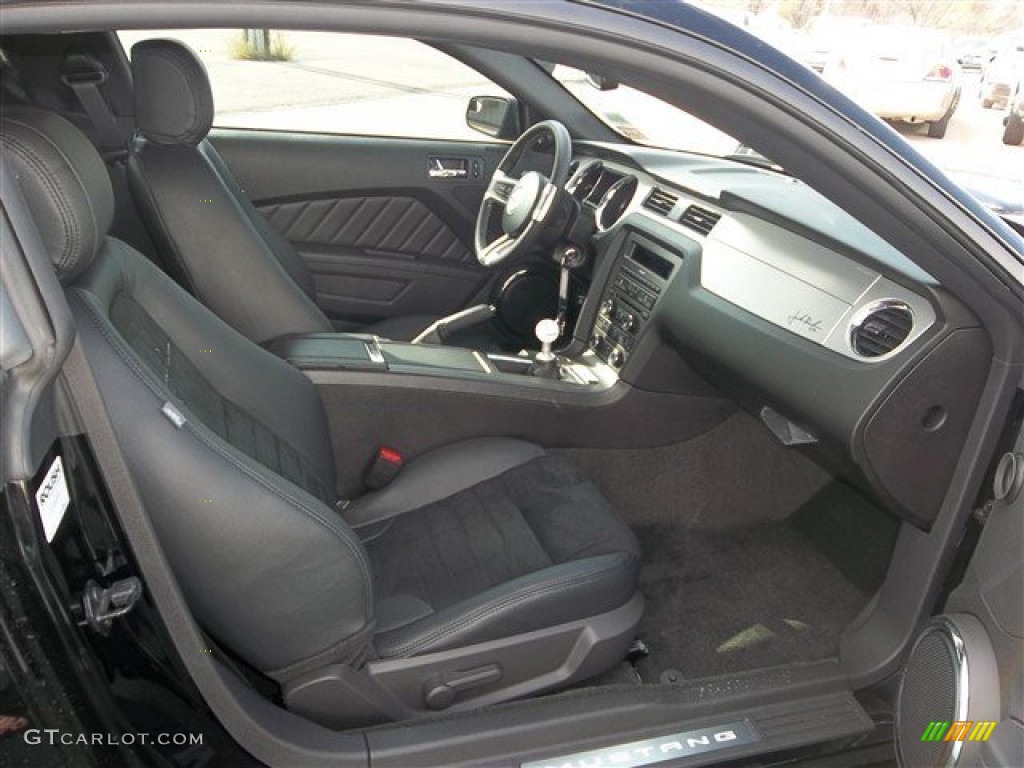 Charcoal Black Interior 2013 Ford Mustang Roush Stage 2 Coupe Photo #77916709