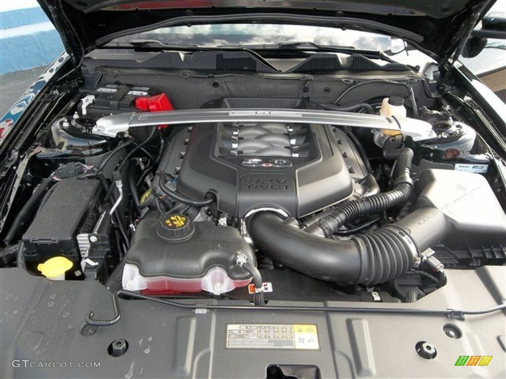 2013 Ford Mustang Roush Stage 2 Coupe 5.0 Liter DOHC 32-Valve Ti-VCT V8 Engine Photo #77916904