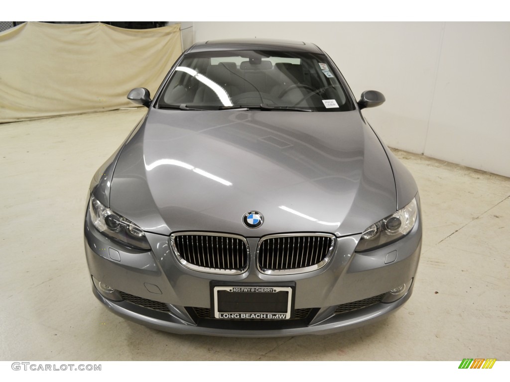 2009 3 Series 335i Coupe - Space Grey Metallic / Grey photo #4