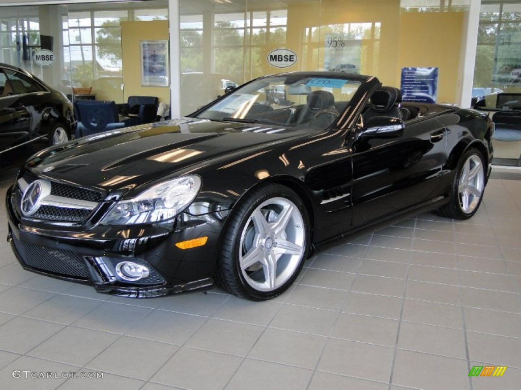 2011 SL 550 Roadster - Black / Black photo #1