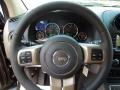 Dark Slate Gray 2012 Jeep Compass Limited Steering Wheel