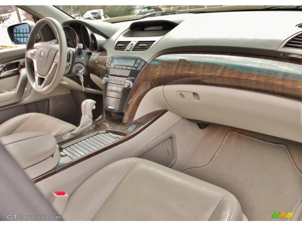 2010 Acura MDX Standard MDX Model Taupe Gray Dashboard Photo #77919827