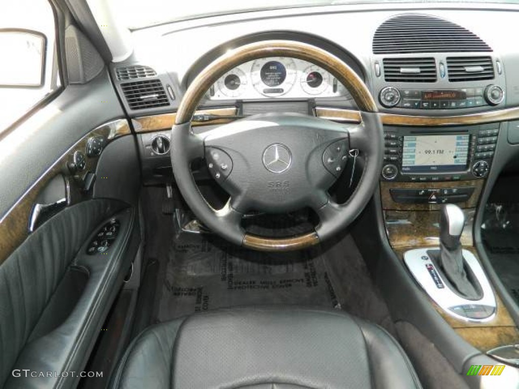 2004 Mercedes-Benz E 500 Sedan Black Dashboard Photo #77919856