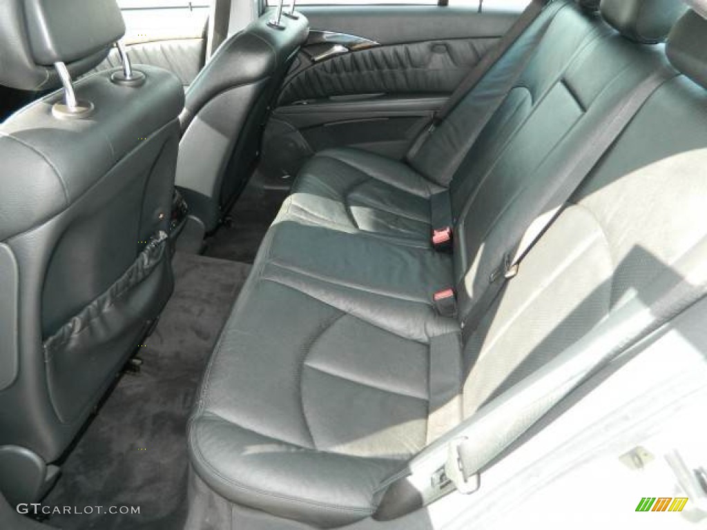 2004 Mercedes-Benz E 500 Sedan Rear Seat Photos