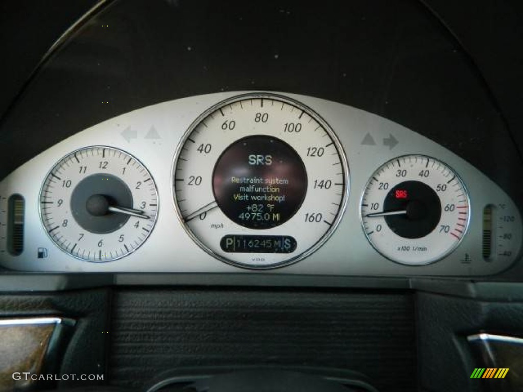 2004 Mercedes-Benz E 500 Sedan Gauges Photo #77919968