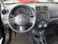 Charcoal 2012 Nissan Versa 1.6 S Sedan Dashboard