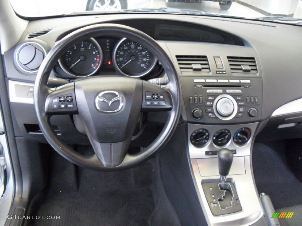 2010 Mazda MAZDA3 i Touring 4 Door Black Dashboard Photo #77920348