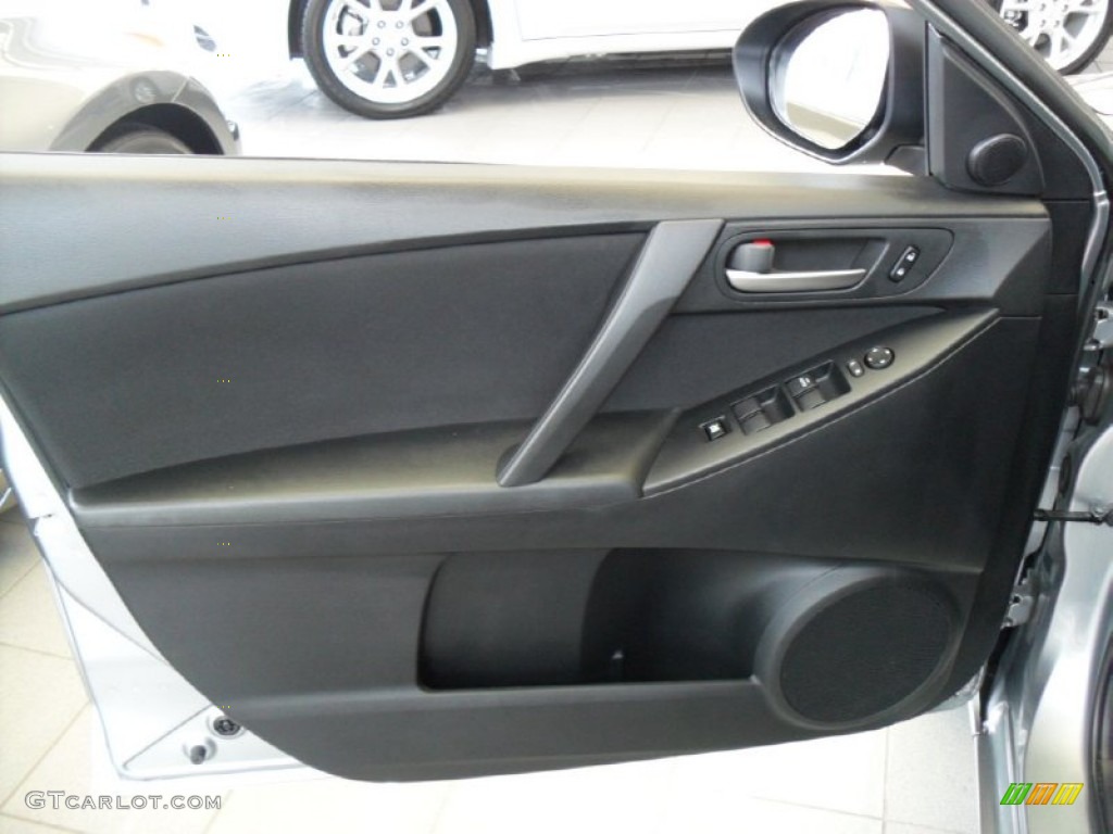 2010 Mazda MAZDA3 i Touring 4 Door Black Door Panel Photo #77920541