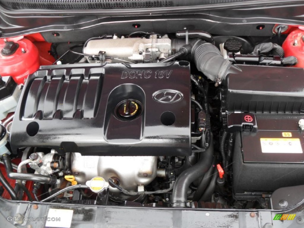2009 Hyundai Accent GS 3 Door 1.6 Liter DOHC-16 Valve CVVT 4 Cylinder Engine Photo #77920817