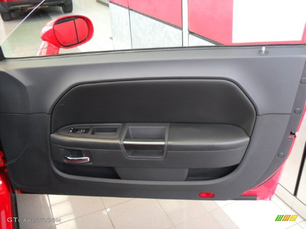 2009 Dodge Challenger R/T Dark Slate Gray Door Panel Photo #77921296