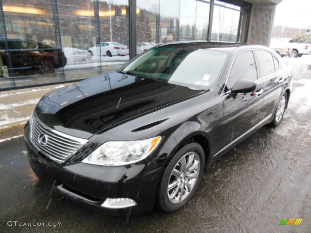Obsidian Black 2009 Lexus LS 460 AWD Exterior Photo #77921505