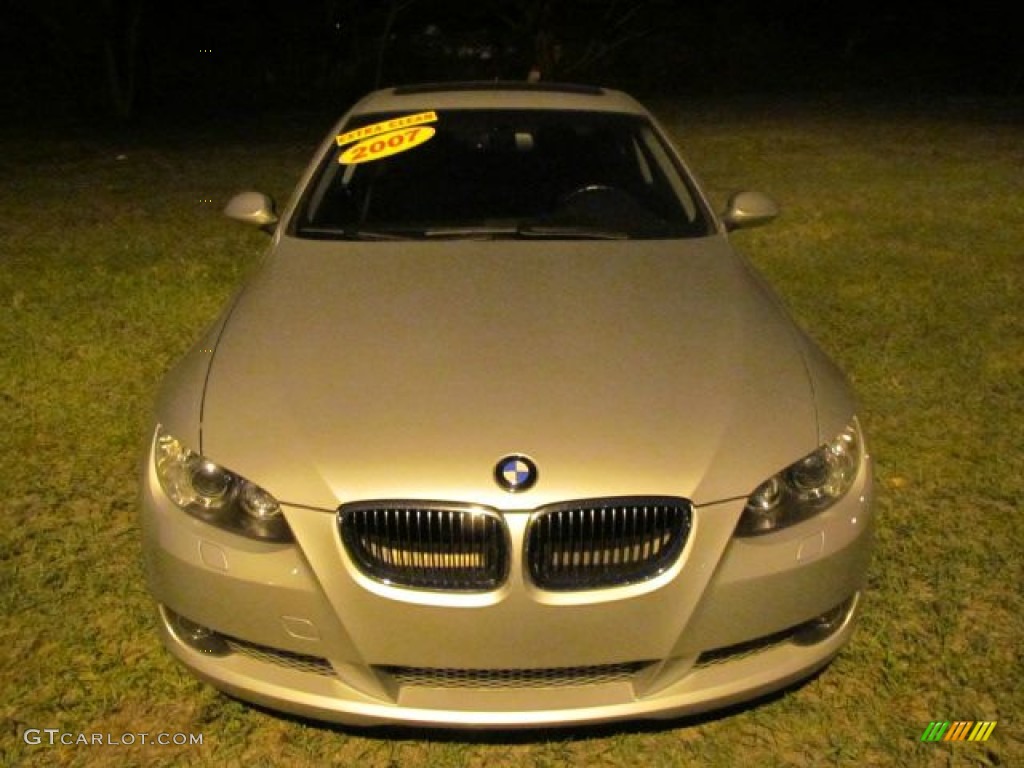 2007 3 Series 335i Coupe - Titanium Silver Metallic / Black photo #2