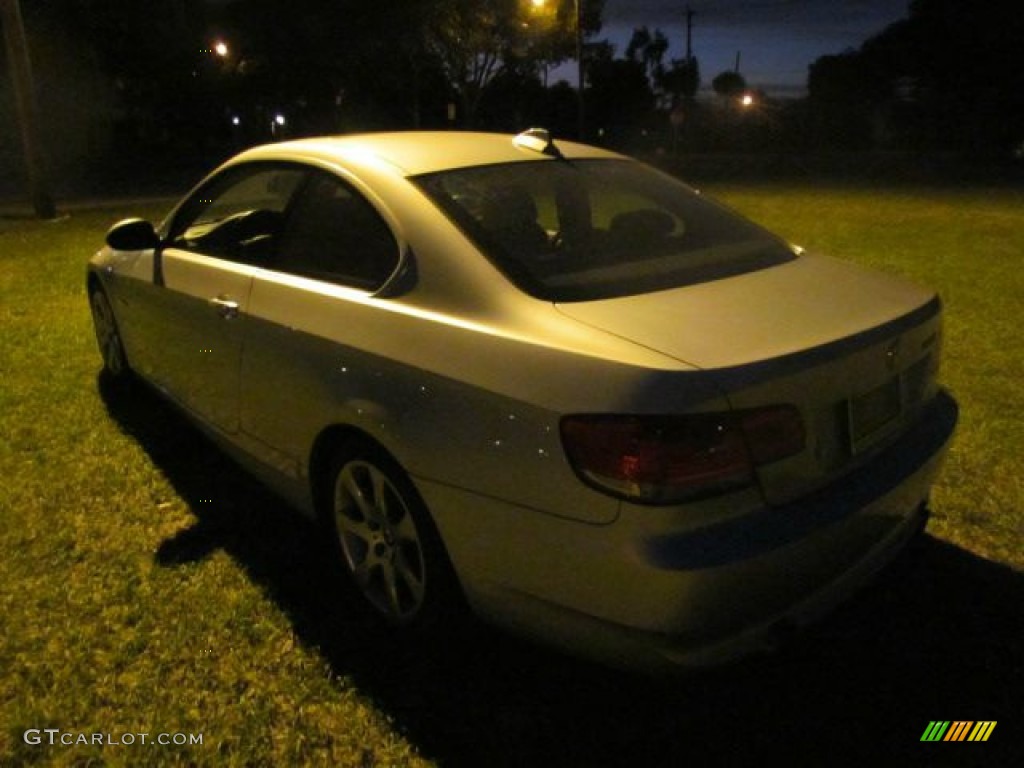 2007 3 Series 335i Coupe - Titanium Silver Metallic / Black photo #6
