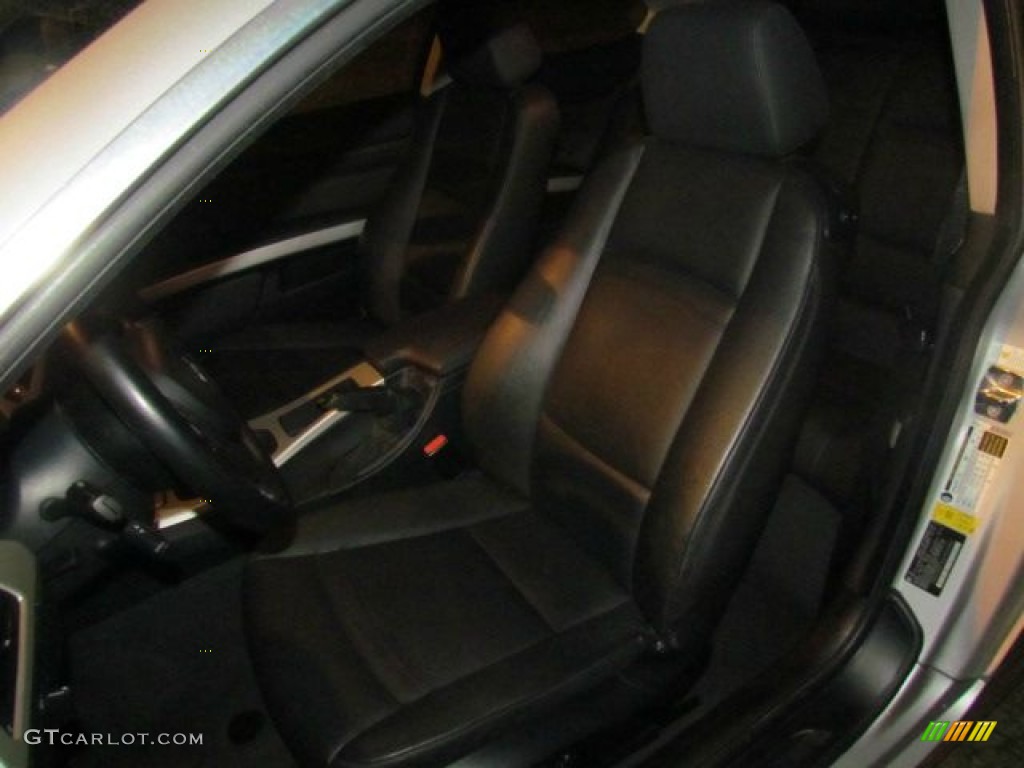 2007 3 Series 335i Coupe - Titanium Silver Metallic / Black photo #8