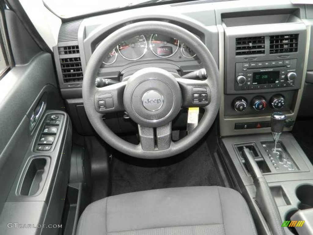 2012 Jeep Liberty Sport Dark Slate Gray Dashboard Photo #77921817