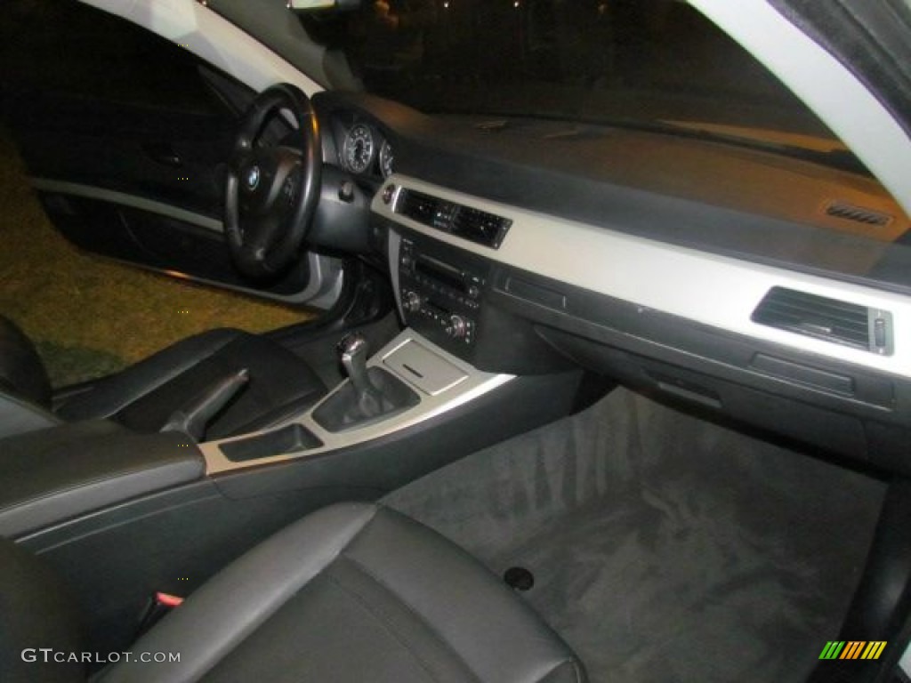 2007 3 Series 335i Coupe - Titanium Silver Metallic / Black photo #11