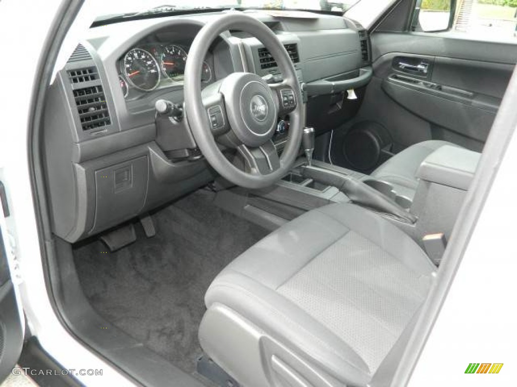 Dark Slate Gray Interior 2012 Jeep Liberty Sport Photo #77921848