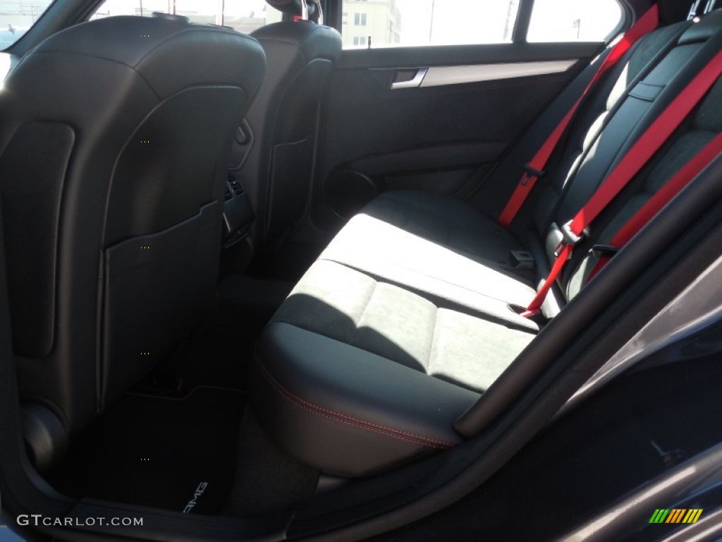 2013 Mercedes-Benz C 250 Sport Rear Seat Photo #77921899