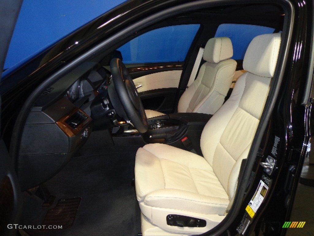 2010 BMW 5 Series 550i Sedan Front Seat Photo #77922691
