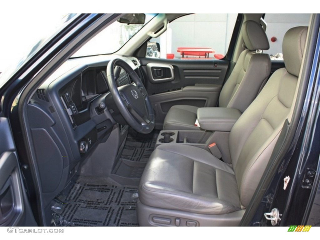 Gray Interior 2010 Honda Ridgeline RTL Photo #77923894