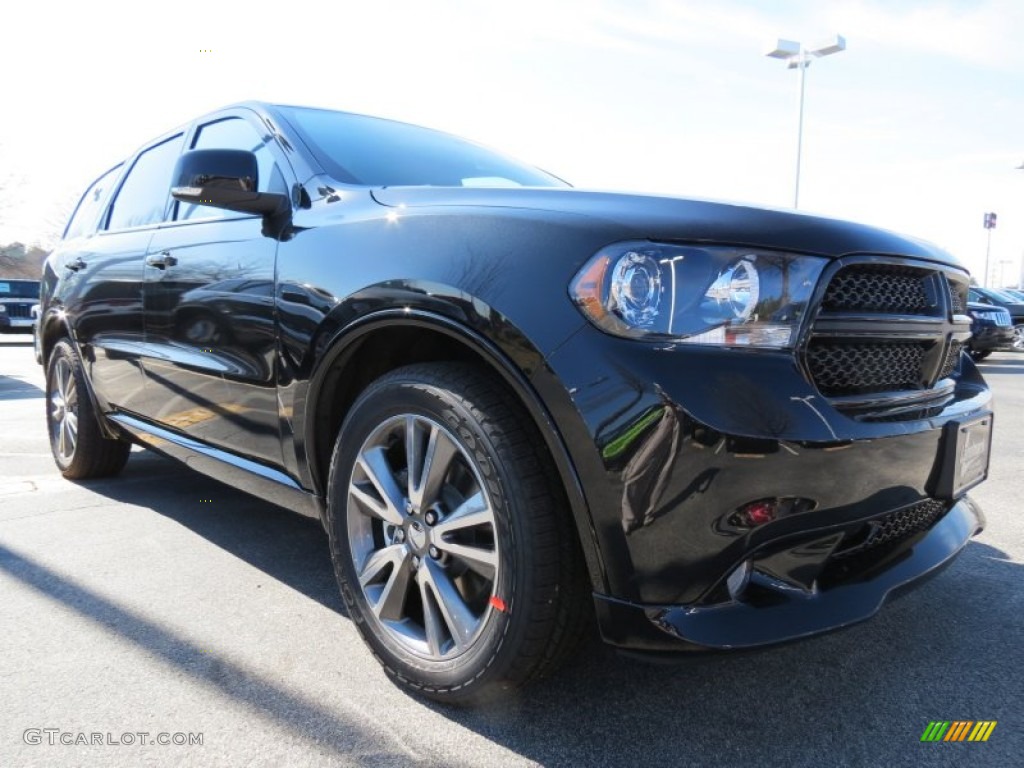 Brilliant Black Crystal Pearl 2013 Dodge Durango R/T Exterior Photo #77924846
