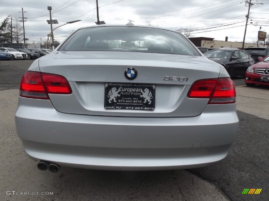 2009 3 Series 328xi Coupe - Titanium Silver Metallic / Black photo #5