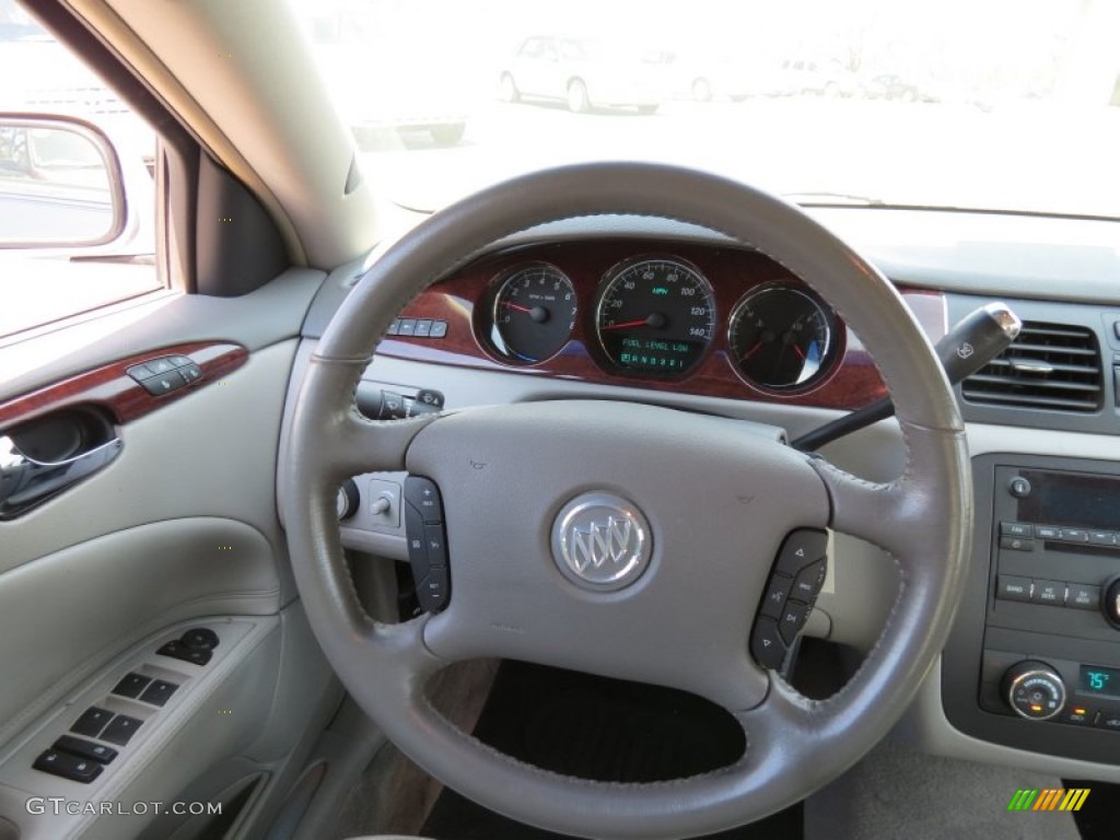 2006 Buick Lucerne CXL Titanium Gray Steering Wheel Photo #77925744