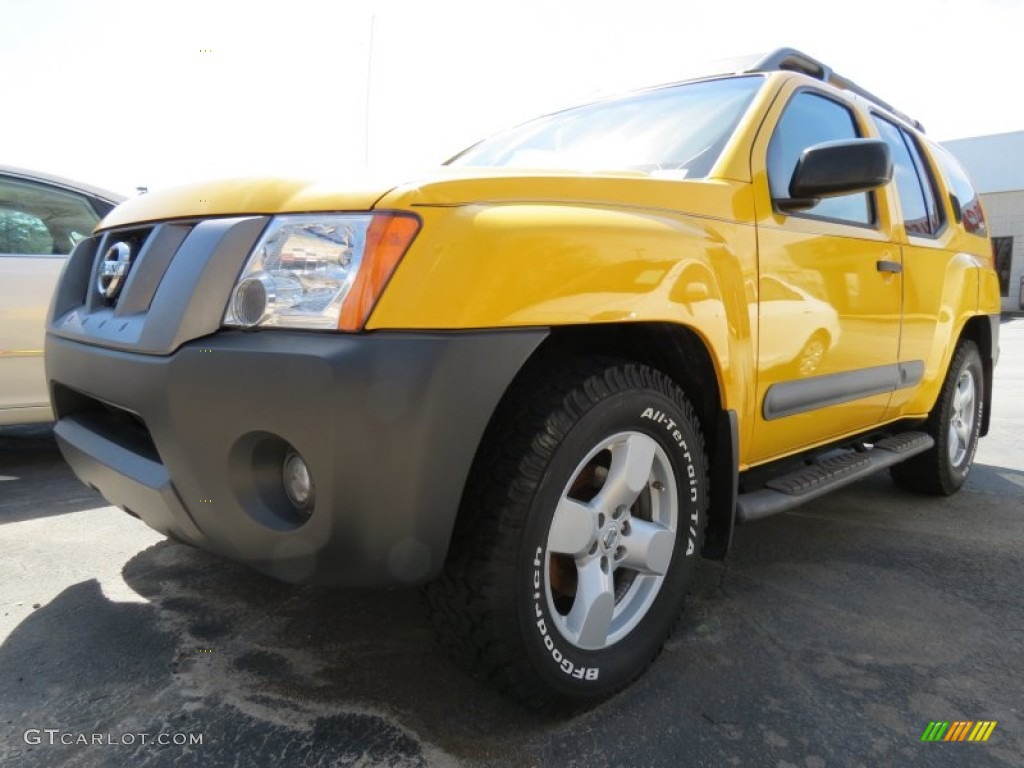 Solar Yellow 2005 Nissan Xterra S Exterior Photo #77926291