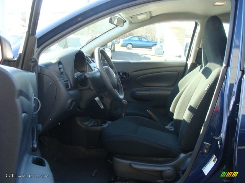 2012 Versa 1.6 S Sedan - Blue Onyx Metallic / Charcoal photo #8