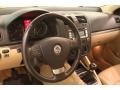 Pure Beige 2009 Volkswagen Jetta TDI Sedan Dashboard