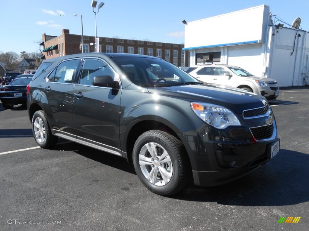 Ashen Gray Metallic 2013 Chevrolet Equinox LS AWD Exterior Photo #77927166