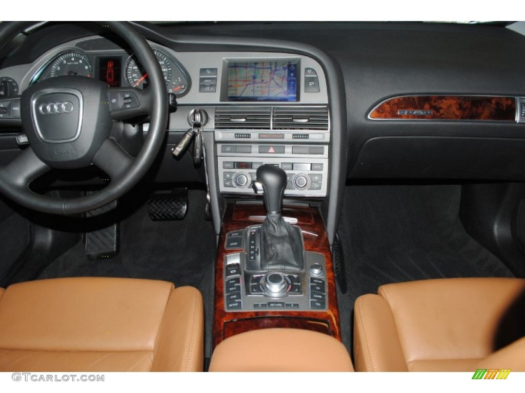 2005 Audi A6 4.2 quattro Sedan Amaretto Dashboard Photo #77927496