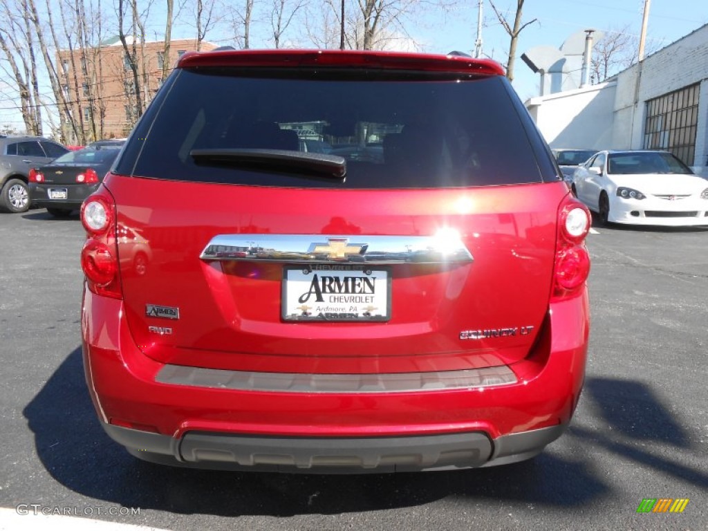 2013 Equinox LT AWD - Crystal Red Tintcoat / Jet Black photo #6