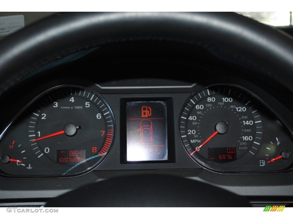 2005 Audi A6 4.2 quattro Sedan Gauges Photo #77927733