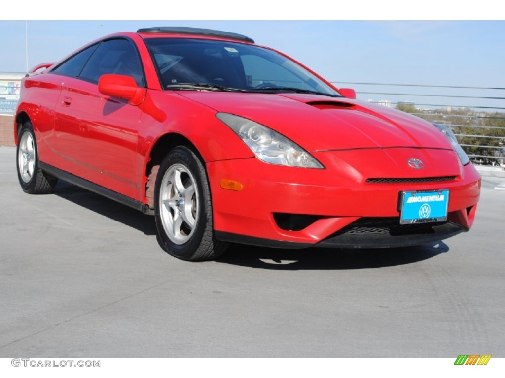 2005 Celica GT - Absolutely Red / Black photo #1