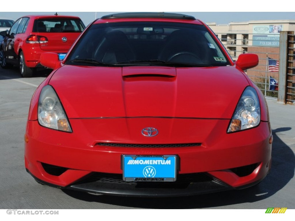 2005 Celica GT - Absolutely Red / Black photo #2
