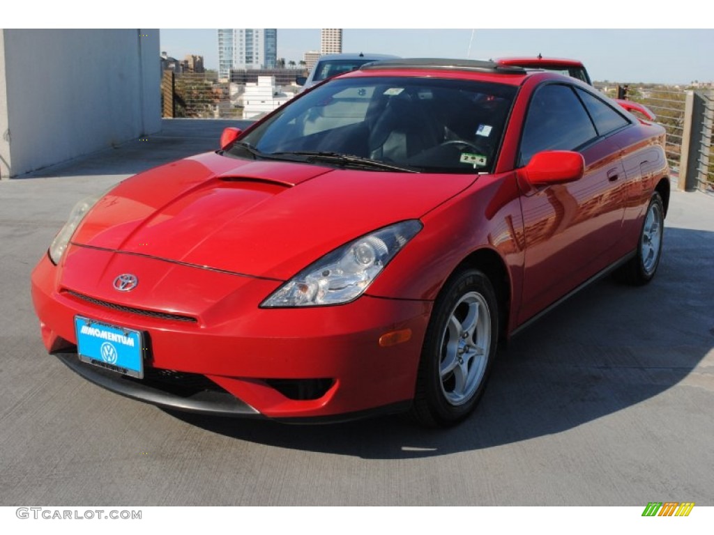 2005 Celica GT - Absolutely Red / Black photo #3