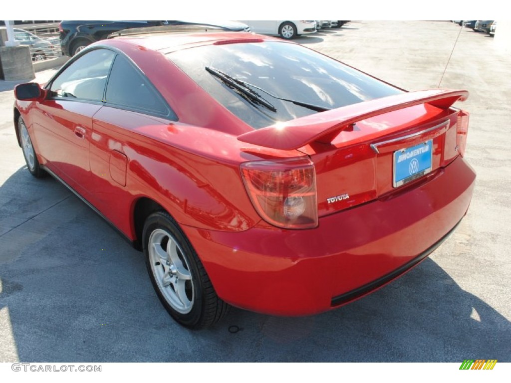 2005 Celica GT - Absolutely Red / Black photo #7