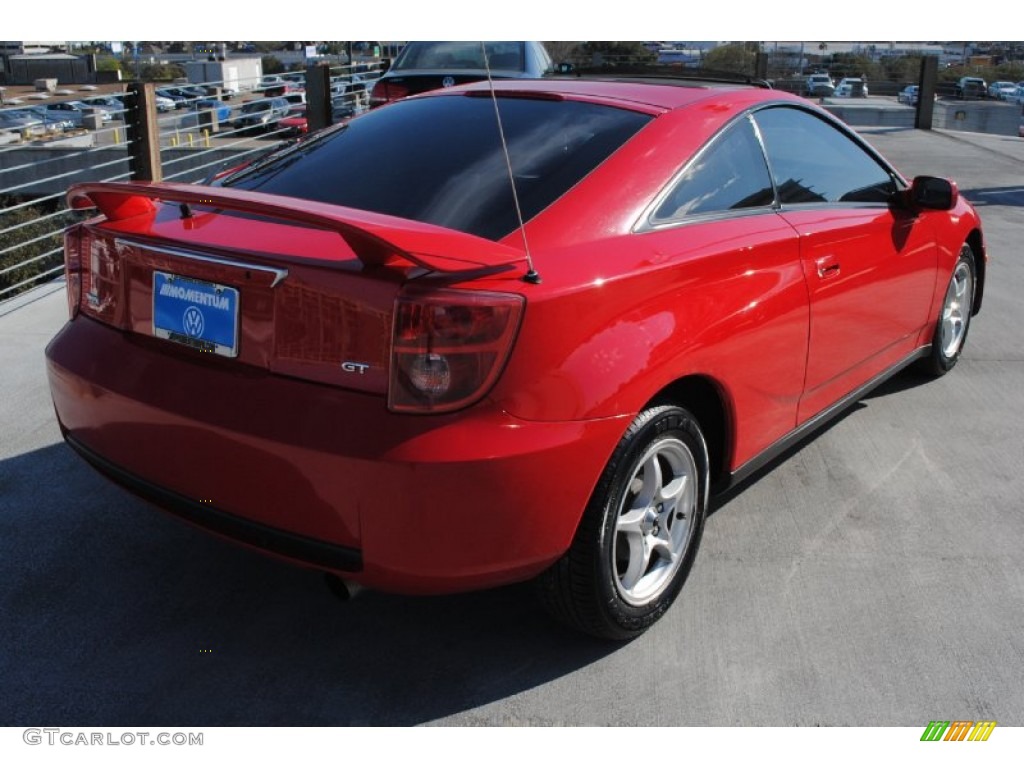 2005 Celica GT - Absolutely Red / Black photo #9
