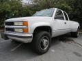 2000 Summit White Chevrolet Silverado 3500 Extended Cab 4x4 Dually  photo #1