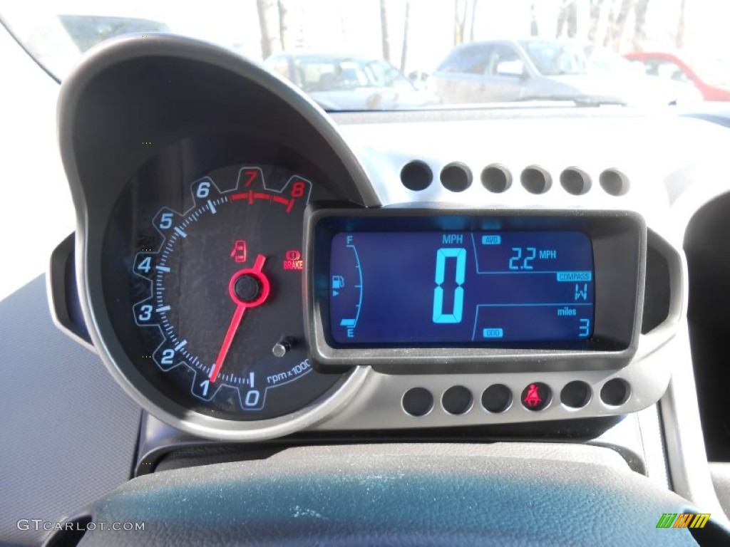 2013 Chevrolet Sonic LT Sedan Gauges Photo #77928270