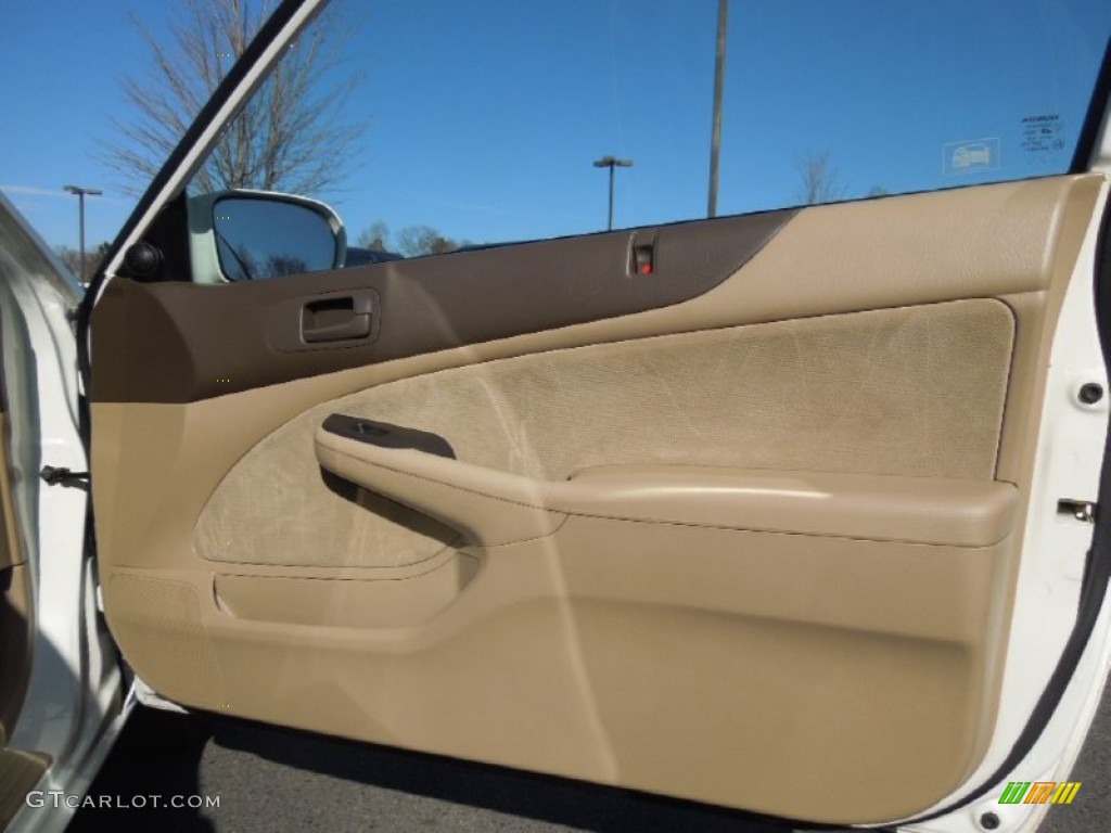 2005 Honda Civic EX Coupe Ivory Door Panel Photo #77928805